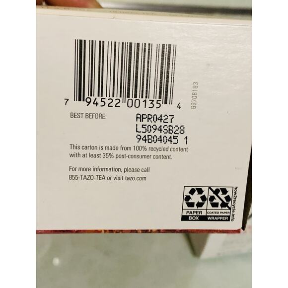 Tazo Prickly Pear Cactus Herbal Tea 3x Boxes 16 Count Each Exp 04/2027 - Picture 6 of 6